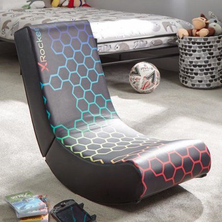 X Rocker Neo Hex Edition Console gaming chair Upholstered padded seat Black