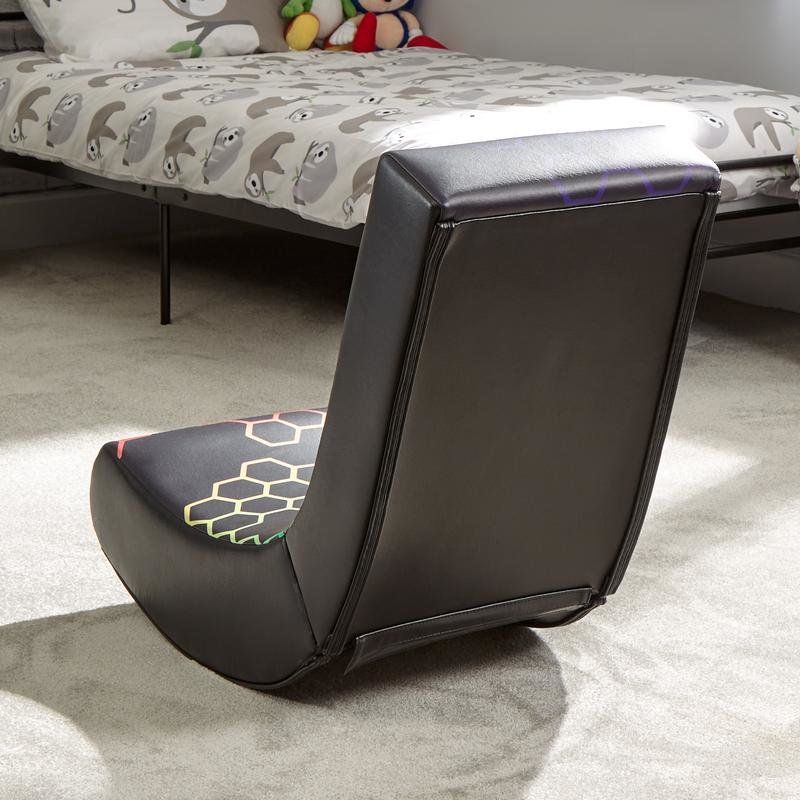 X Rocker Neo Hex Edition Console gaming chair Upholstered padded seat Black