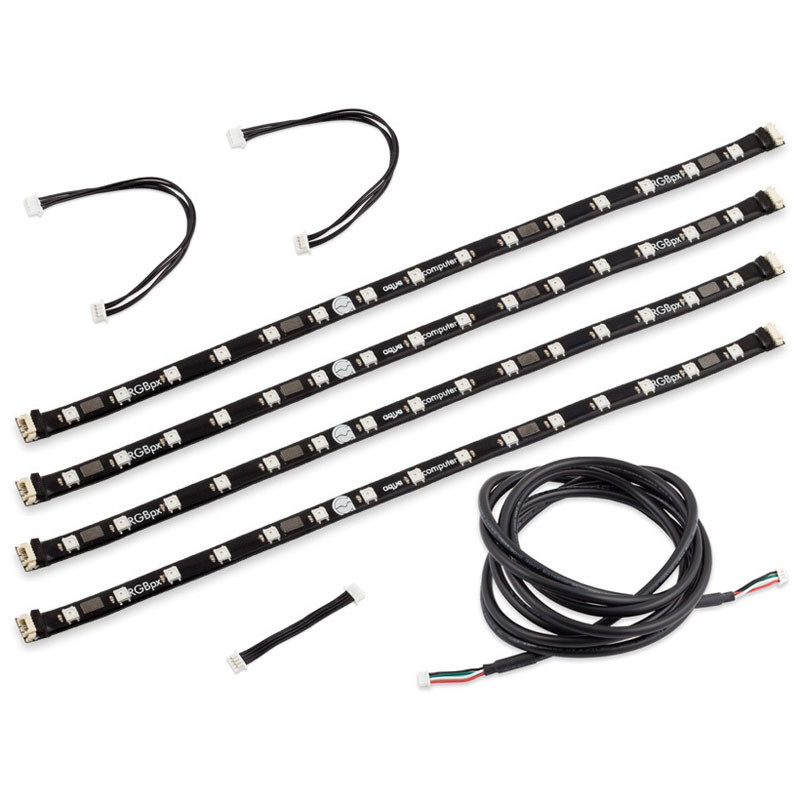 aqua computer compatible RGBpx Beleuchtungsset pour Monitore, 60 adressierba