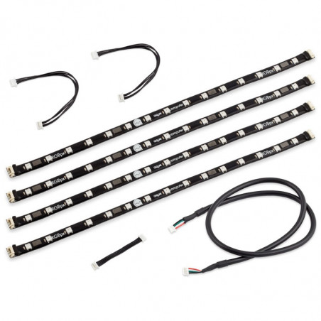 aqua computer compatible RGBpx Beleuchtungsset pour PC-Gehäuse, 60 adressier