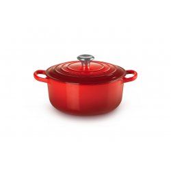 Le Creuset Signature Roaster round 22cm cherry red (21177220602430)