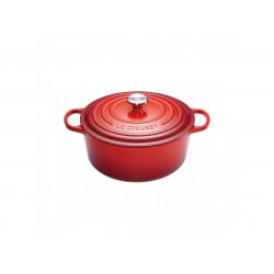 Le Creuset Signature Roaster round 24cm cherry red (21177240602430)