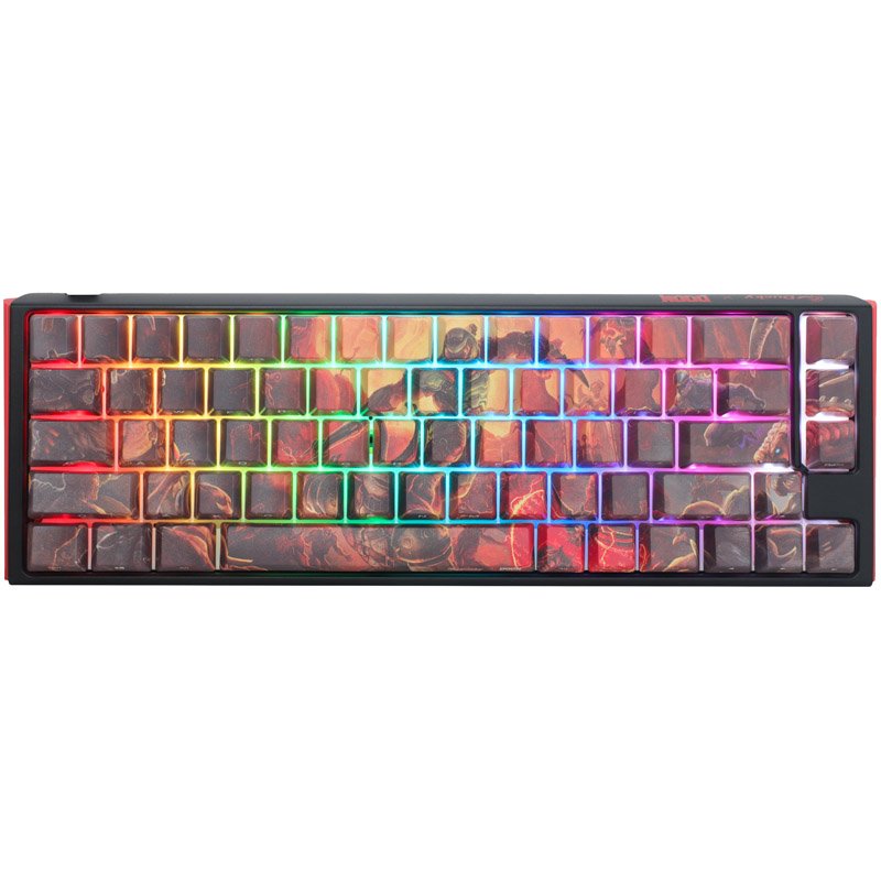 Ducky x Doom One 3 SF Gaming Tastatur, RGB LED - MX-Speed-Silver