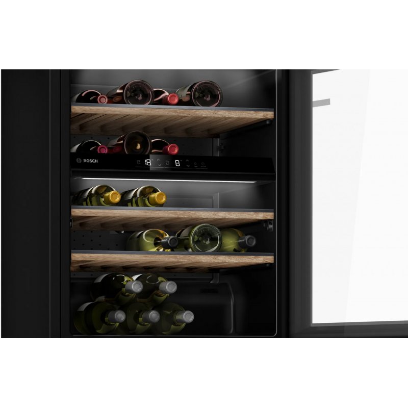 Bosch Serie 6 KWK16ABGB wine cooler Compressor wine cooler Freestanding Black 44 bottle(s)