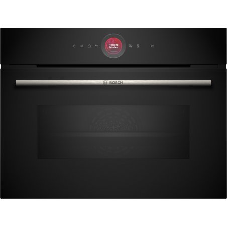 CMG7241B1 Serie 8 (schwarz, mit Mikrowellenfunktion, 60 cm, Home Connect)
