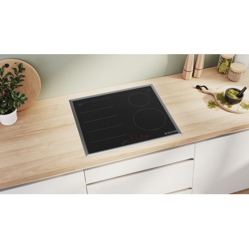 Bosch Serie 6 PIX645HC1E hob Black Built-in 60 cm Ceramic 4 zone(s)