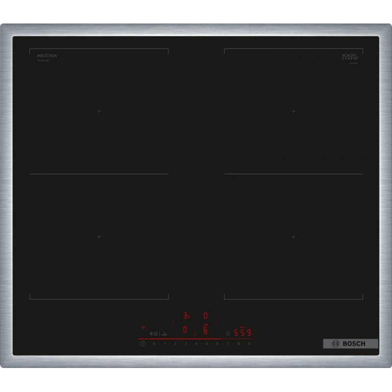 Bosch Serie 6 PVQ645HB1E hob Black Countertop 60 cm Zone induction hob 4 zone(s)