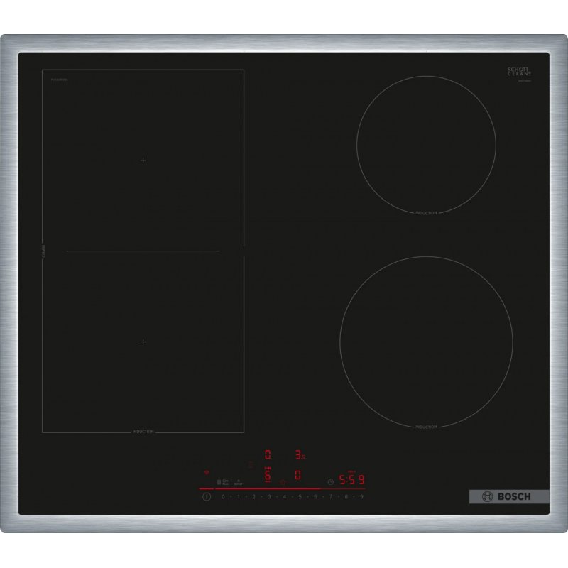 Bosch Serie 6 PVS64RHB1E plaque Noir Comptoir 60 cm Plaque avec zone à induction 4 zone(s)