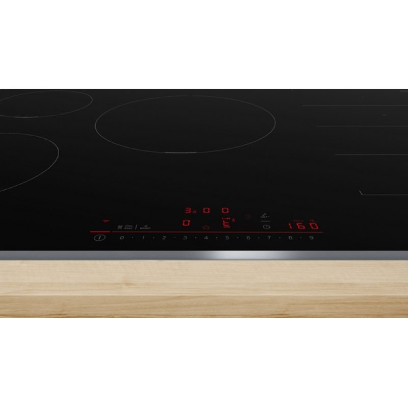 PXV845HC1E Serie 6, Autarkes Kochfeld (schwarz/edelstahl, 80 cm)