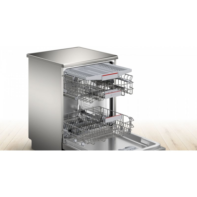 SMS4EMI06E Serie 4 (silber/inox, 60 cm, Home Connect)