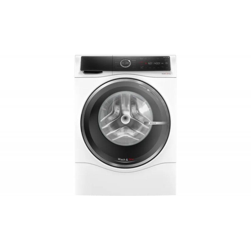 Bosch Serie 8 WNC244070 machine à laver avec sèche linge Pose libre Charge avant Blanc D