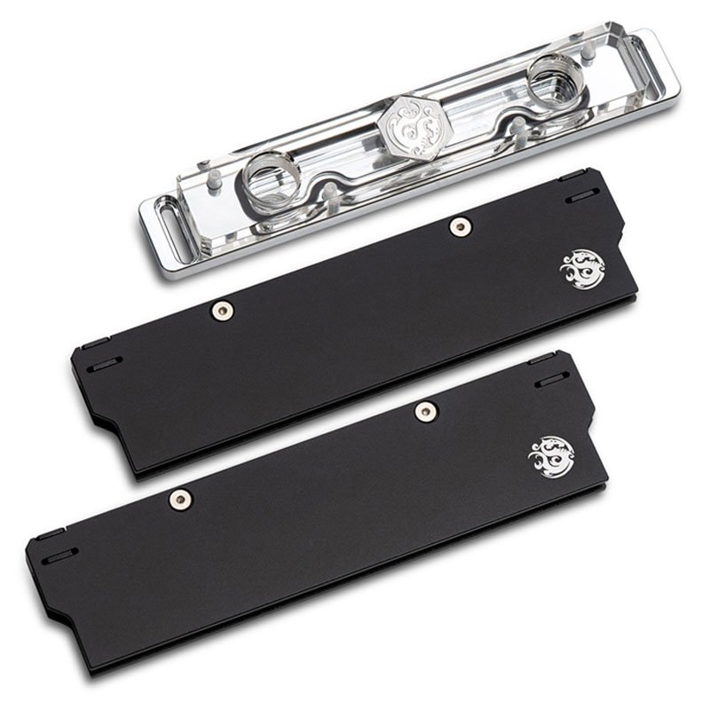 Bitspower Arbeitsspeicherkühler, DDR5, transparent doppelseitig - 2 DIMMS