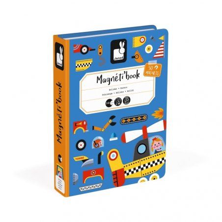 Janod - Magneti'Book - Racers - 50 magnets (LKJ2715)
