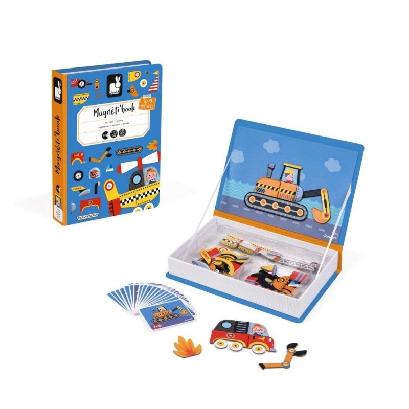 Janod - Magneti'Book - Racers - 50 magnets (LKJ2715)