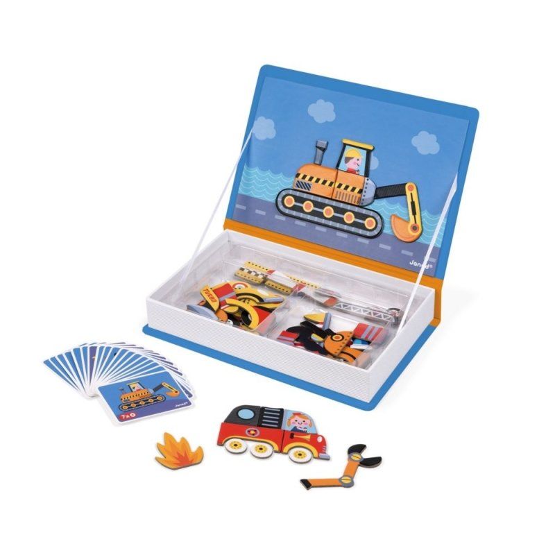 Janod - Magneti'Book - Racers - 50 magnets (LKJ2715)