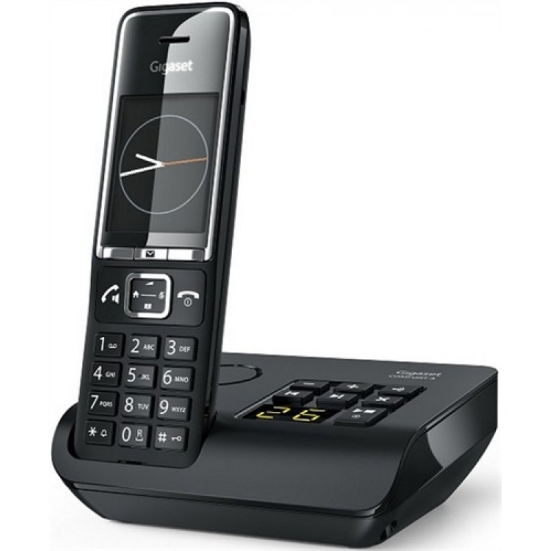 Gigaset COMFORT 550A telephone DECT telephone Caller ID Black