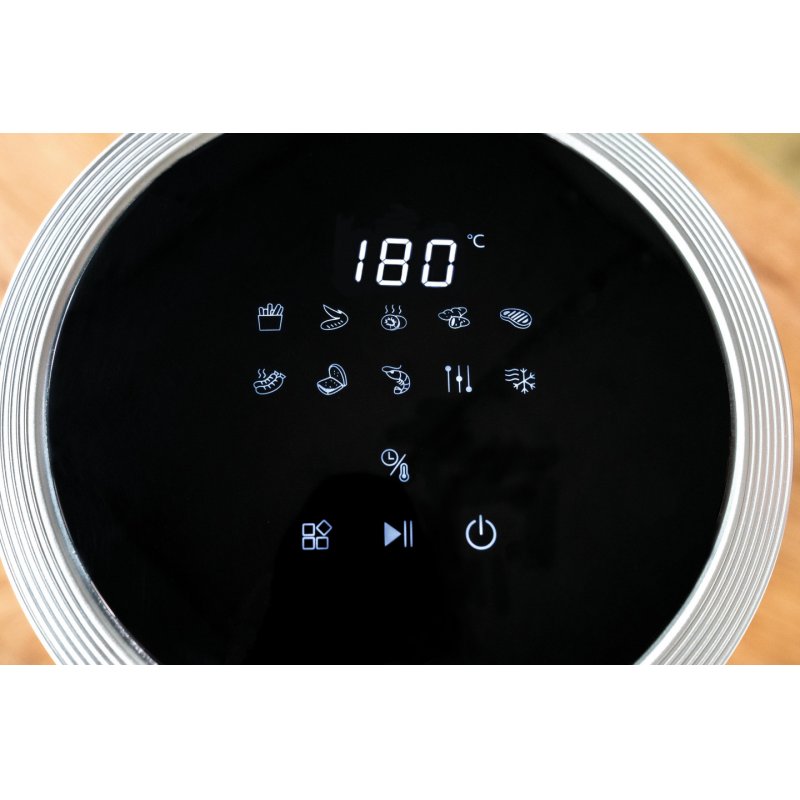 Unold 58695 friteuse Unique 4,5 L Autonome 1200 W Friteuse d’air chaud Noir