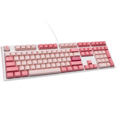 Ducky One 3 Gossamer Pink Gaming Tastatur - MX-Ergo-Clear (US)