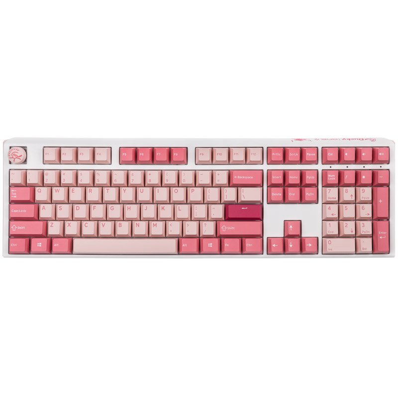 Ducky One 3 Gossamer Pink Gaming Tastatur - MX-Ergo-Clear (US)
