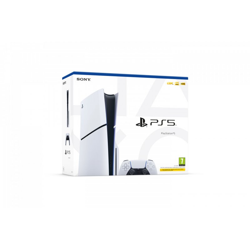 Sony PlayStation 5 Slim 1,02 To Wifi Noir, Blanc
