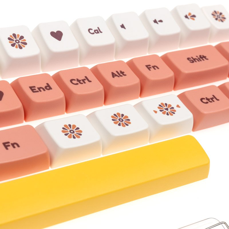 Ducky Daisy PBT Dye Sublimation Set - 133 Keycaps