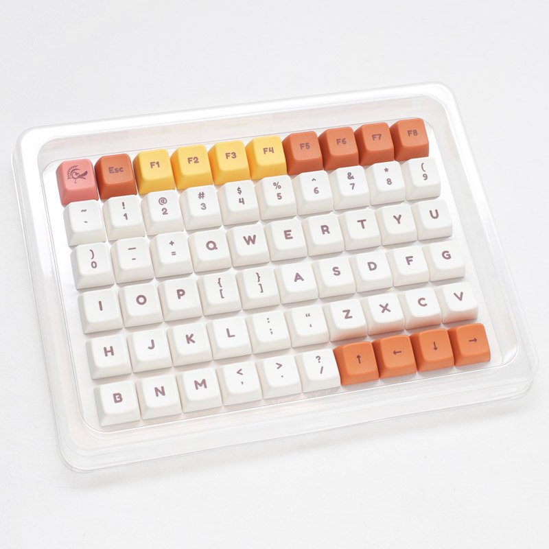 STOCKICX1 - Ducky Daisy PBT Dye Sublimation Set - 133 Keycaps