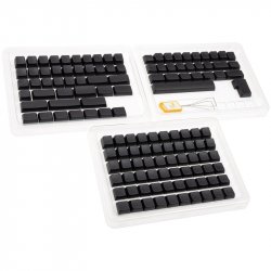 Ducky Blank Black PBT Set, MDA-Profil - 133 Keycaps