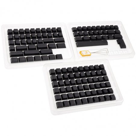 Ducky Blank Black PBT Set, Cherry-Profil - 133 Keycaps