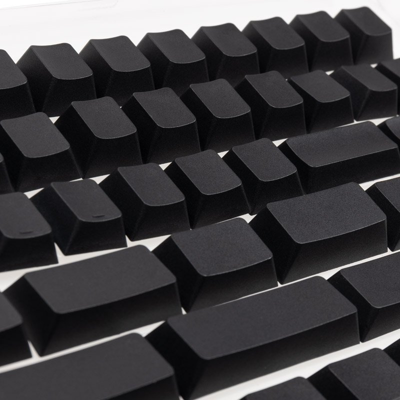 Ducky Blank Black PBT Set, Cherry-Profil - 133 Keycaps