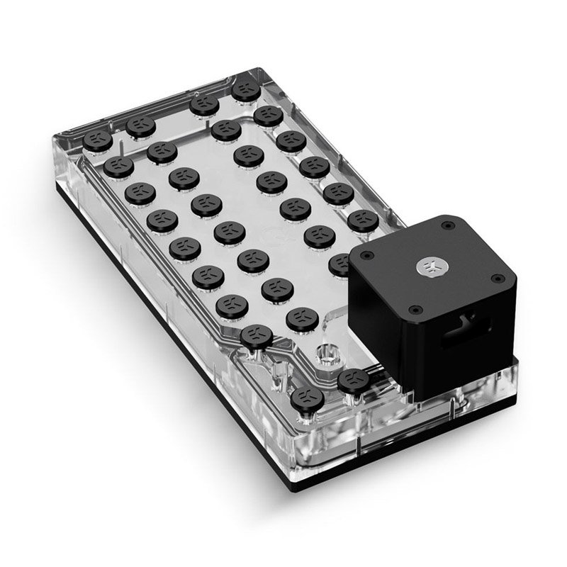 EK Water Blocks EK-QuantumX Loophole Distroplate D5 PWM - schwarz