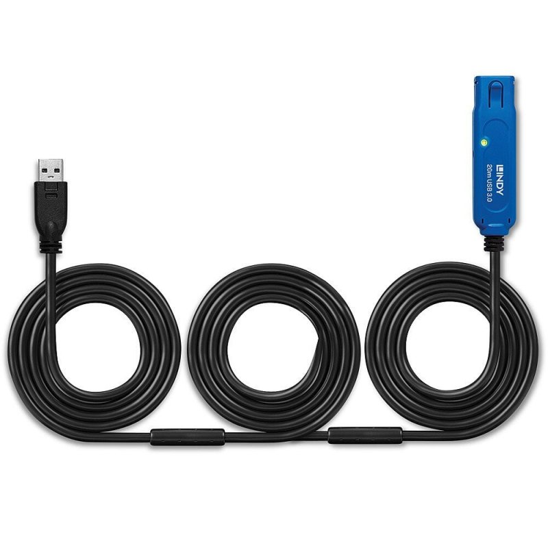 Lindy 43361 câble USB 20 m USB 3.2 Gen 1 (3.1 Gen 1) USB A Noir