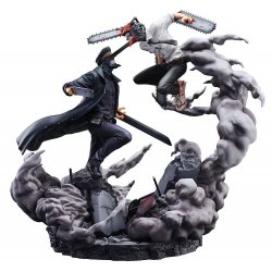 Chainsaw Man statuette Super Situation Figure Chainsaw Man vs. Samurai Sword 26 cm