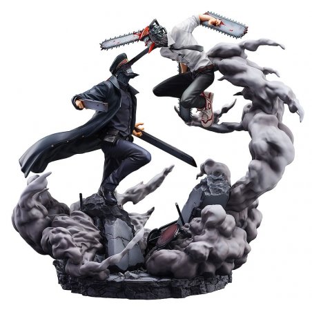 Chainsaw Man statuette Super Situation Figure Chainsaw Man vs. Samurai Sword 26 cm