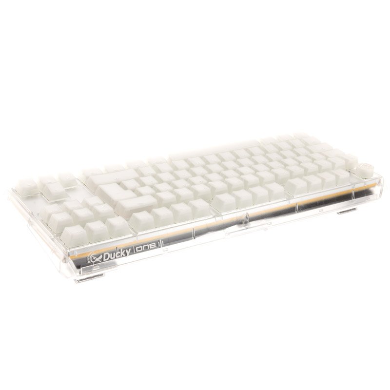 Ducky One 3 Aura White TKL Gaming Tastatur, RGB LED - MX-Blue