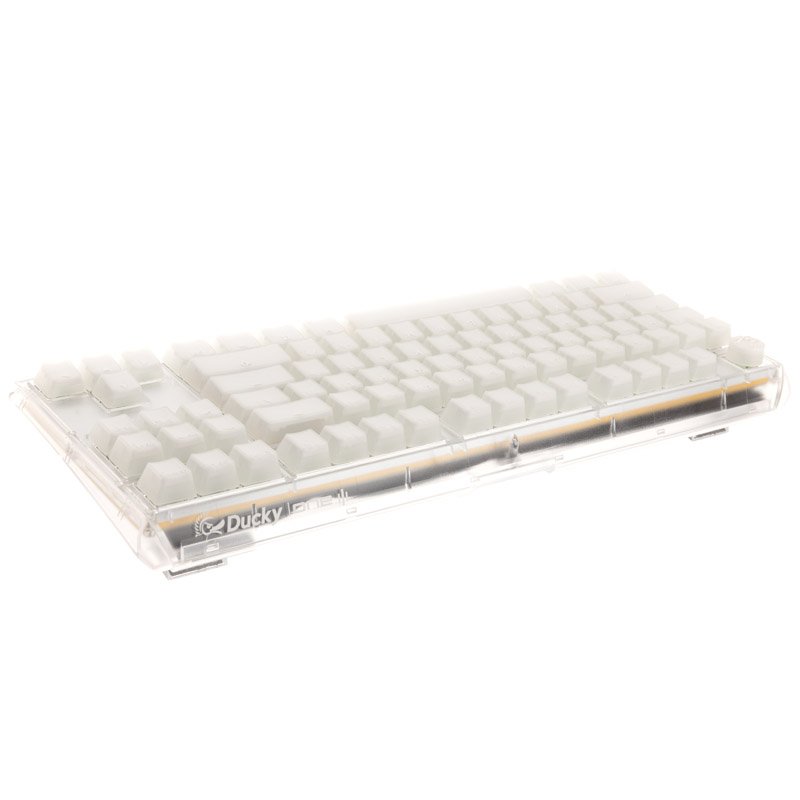 Ducky One 3 Aura White TKL Gaming Tastatur, RGB LED - Gateron Baby Kangaroo (US)