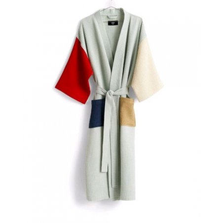 STOCK1 - HAY - Waffle Bathrobe - Glacier multi (541622)