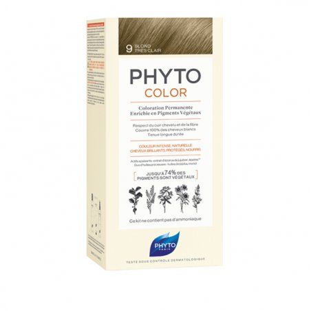 PHYTO PHYTOCOLOR 9 Blond Très Clair