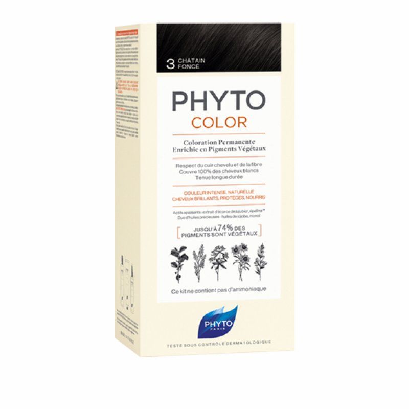PHYTO PHYTOCOLOR 3 Châtain Foncé