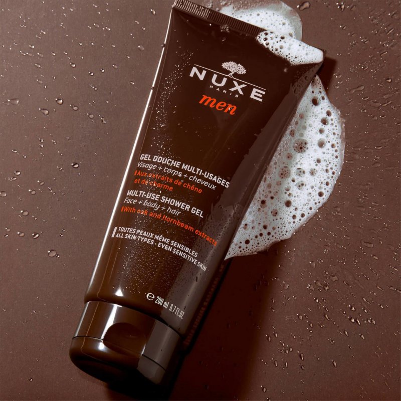 NUXE Men 200 ml Gel douche Hommes Corps et cheveux Épice