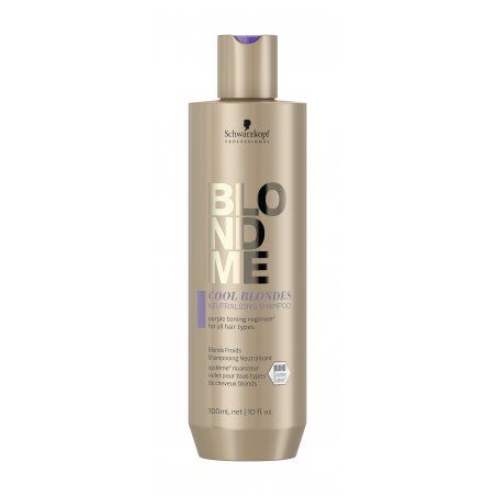 Schwarzkopf Shampooing Neutralisant Blonds Froids BLONDME 300ml