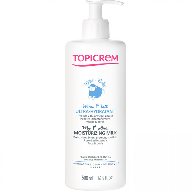 Topicrem 3700281703450 baby body lotion & milk 500 ml