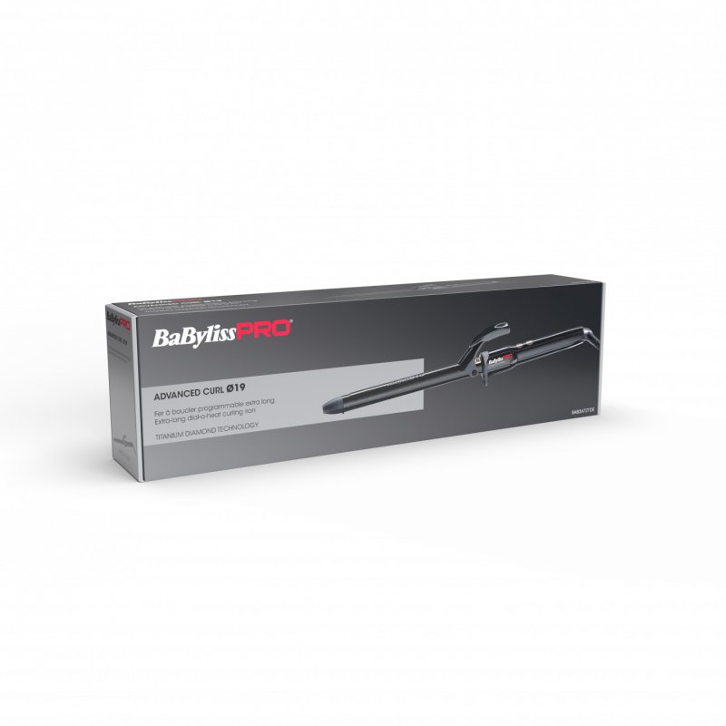 BaBylissPRO ADVANCED CURL Ø19 mm Fer à friser À chaleur Noir 2,7 m