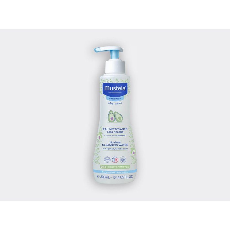 Mustela Eau Nettoyante Bébé Sans Rinçage à l'Avocat 300 ml
