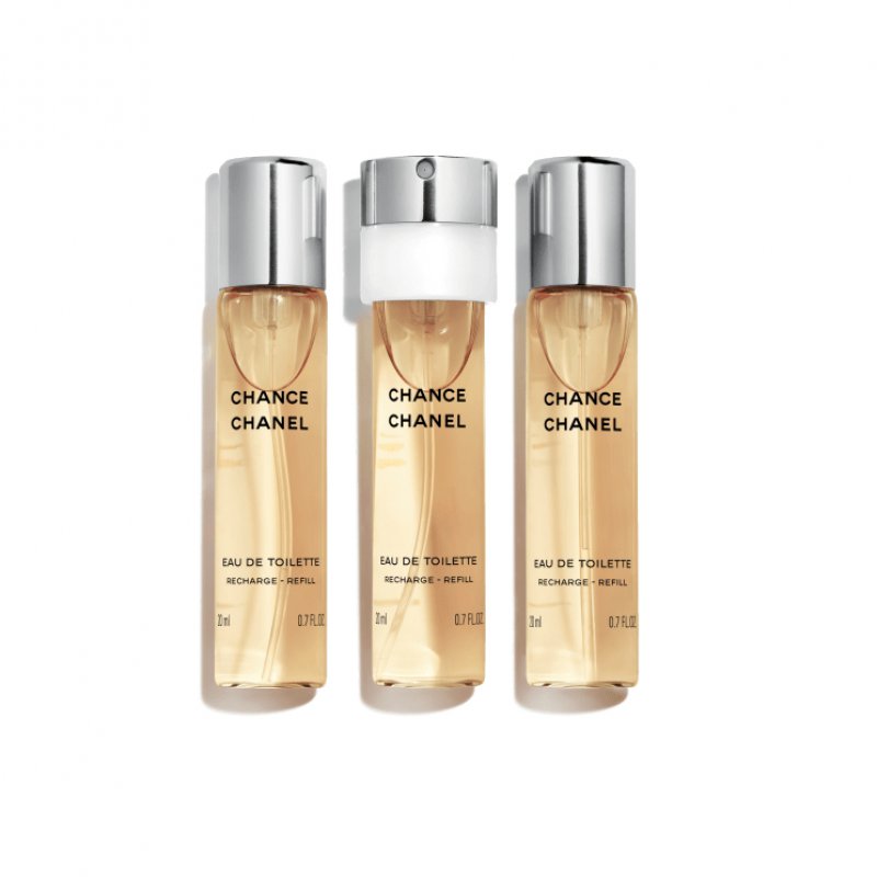 CHANEL Chance Eau De Toilette Twist And Spray 3 x 20 ml