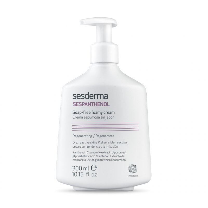 Sesderma SESPANTHENOL Crème Moussante Sans Savon, 300ml