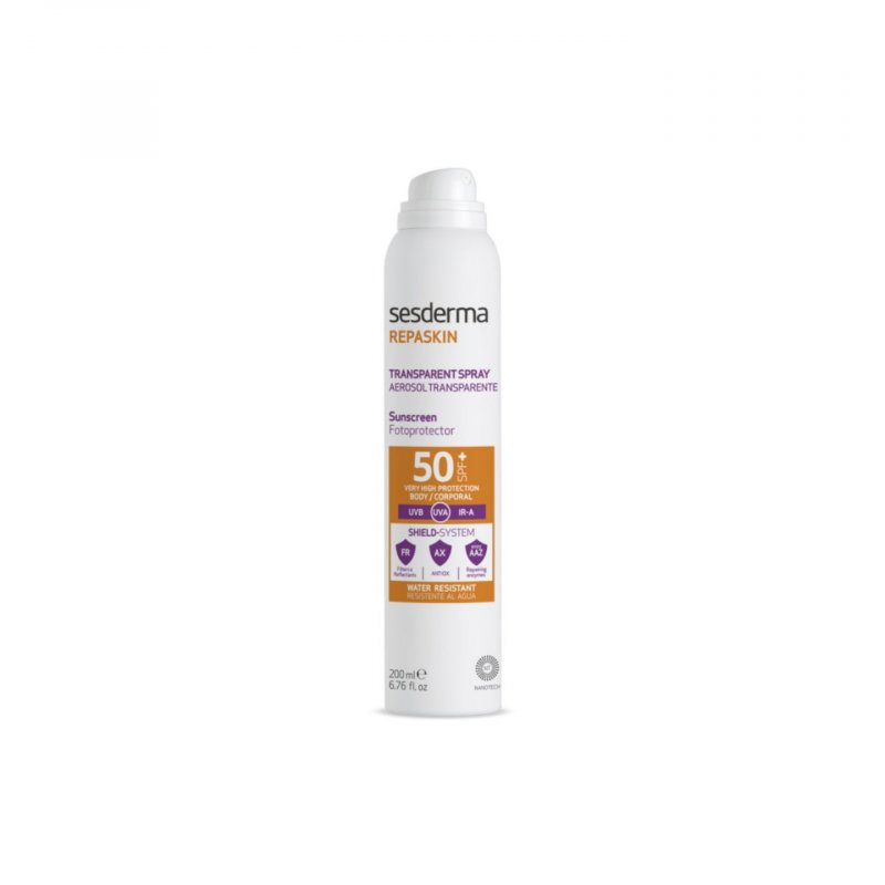 REPASKIN FOTOPORTECTOR SPF 50 CORPORAL AEROSOL TRANSPARENTE 200 ml.