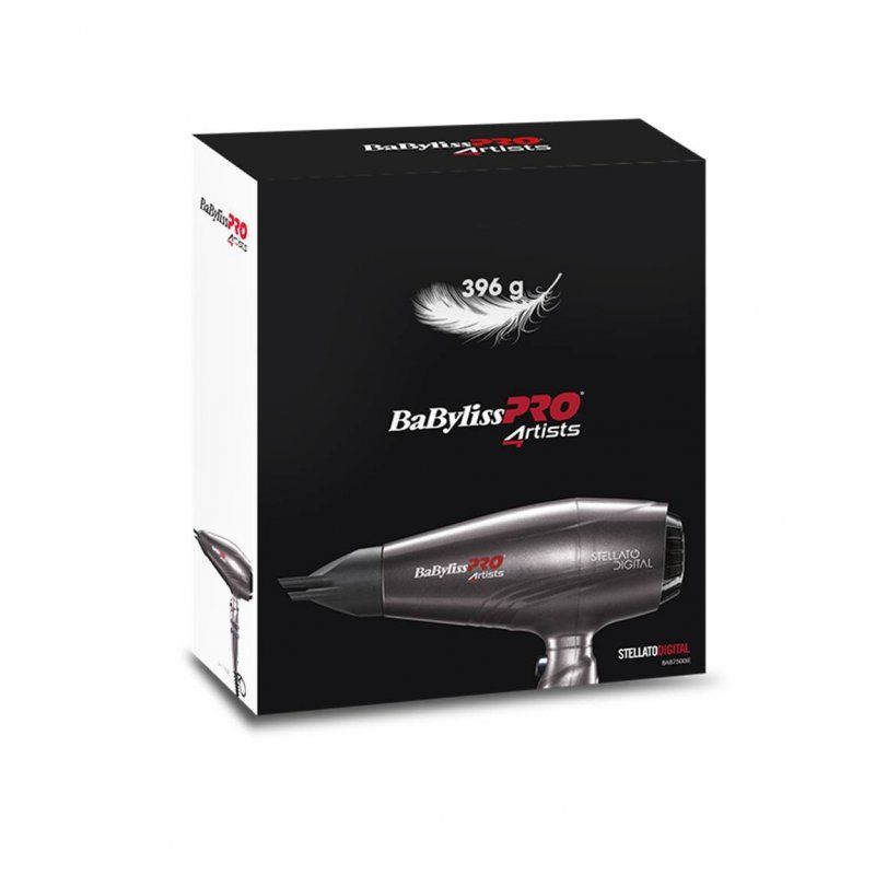 BaBylissPRO Stellato Digital hair dryer 2400 W Grey