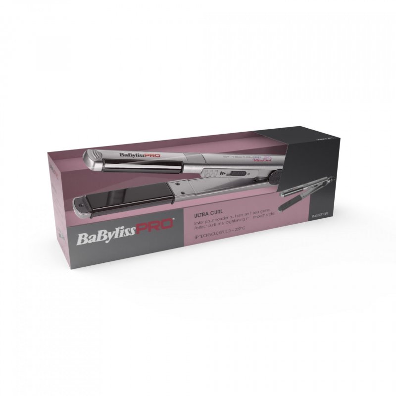 BaBylissPRO ULTRACURL STYLER 25MM Fer à lisser À chaleur Gris, Argent 40 W 2,7 m