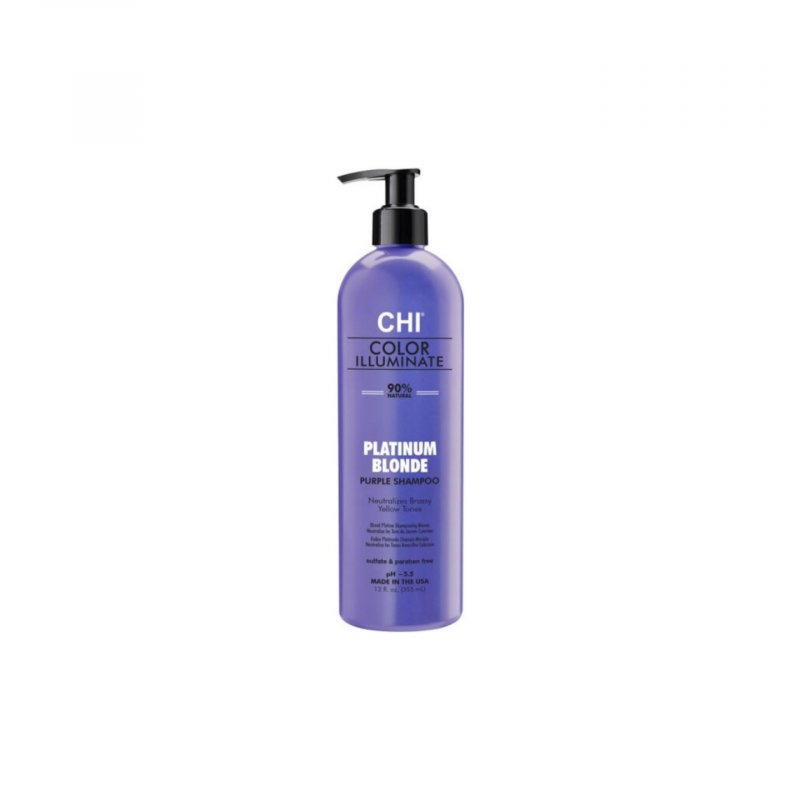 Chi Color Illuminate Shampoo - Platinum Blonde 355ml