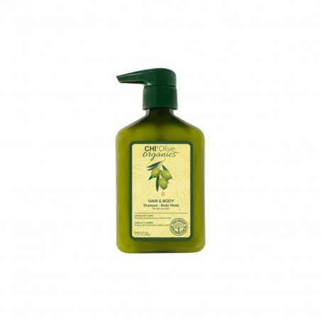 Chi Olive Organics - Hair &amp Body Shampoo - Body Wash 340ml
